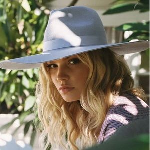 Lack Of Color Montana Silver Haze Floppy Wool Hat